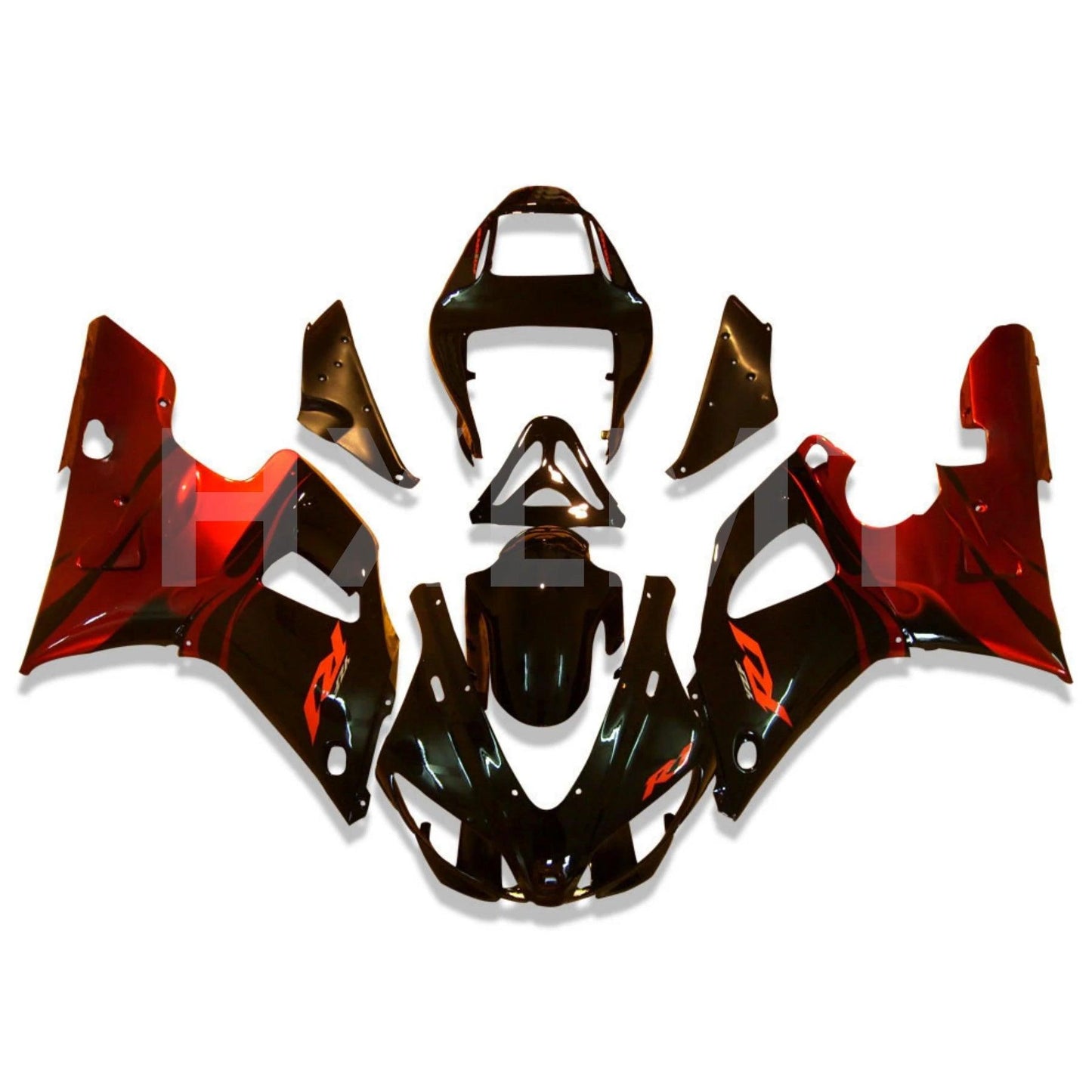 100% Fit Fairings for Yamaha YZF R 1 1998 1999 Black Cool Racing Motorcycle Body Parts Set Fairing Kit R1 98 99 - HXLMOTOR