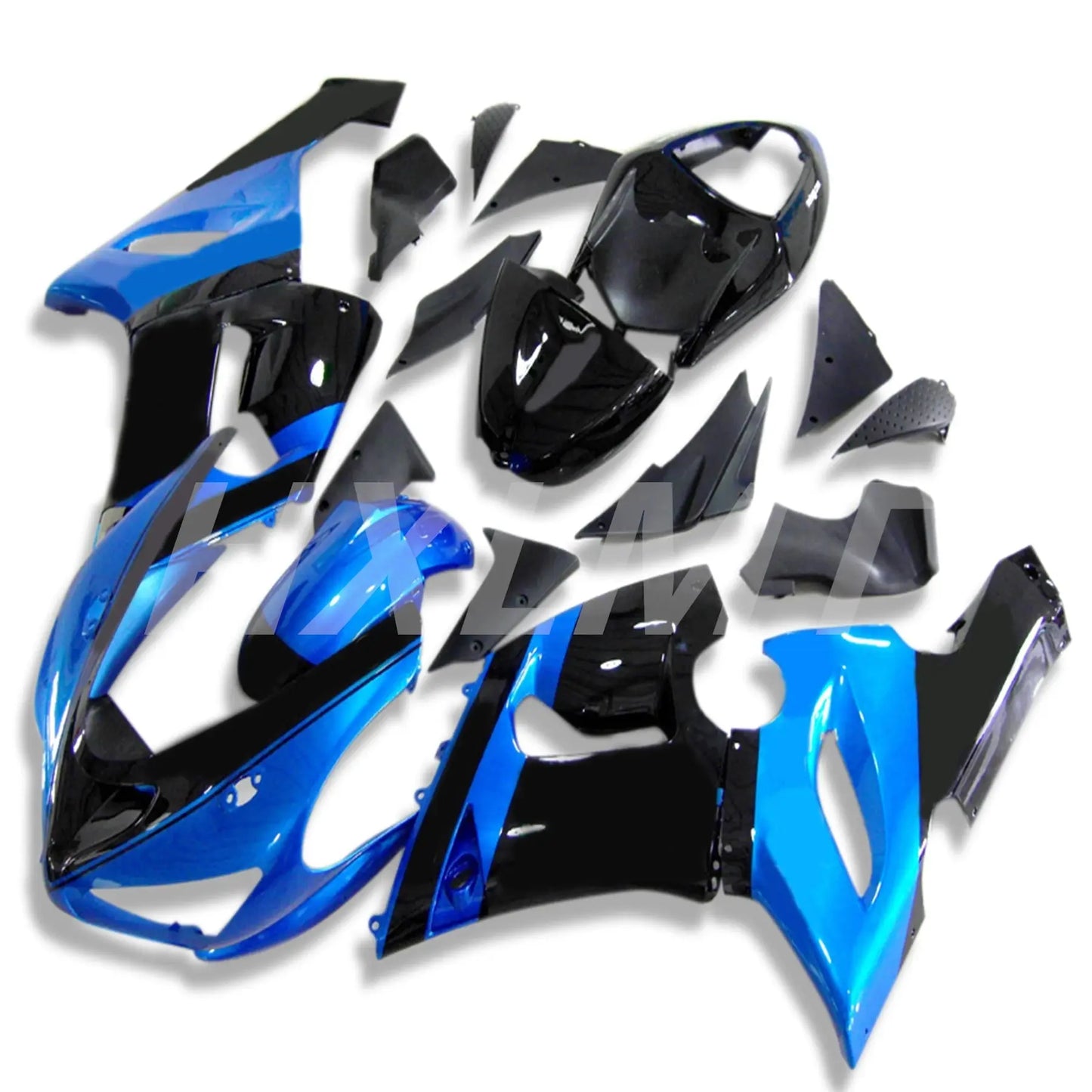 100% Fitment Motorcycle Accessaries Fairing Kit For KAWASAKI Ninja 6R 05 056 ZX - 6R 636 2005 2006 ZX 6R 05 06 Injection Green - HXLMOTOR