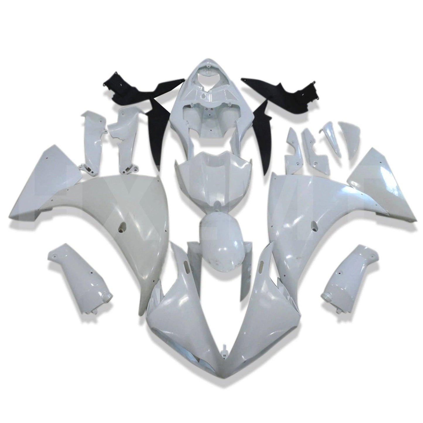 100% Injection Molding Bodywork Set For YAMAHA R1 Fairing Kit 07 08 Matte Black Fairings Set YZF R1 2007 2008 - HXLMOTOR