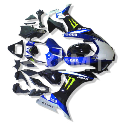 100% Injection molding plastic body kits for YAMAHA R1 fairing kit 2015 2016 blue black fairings set YZF R1 15 16 Accessories - HXLMOTOR