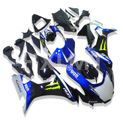 100% Injection molding plastic body kits for YAMAHA R1 fairing kit 2015 2016 blue black fairings set YZF R1 15 16 Accessories - HXLMOTOR