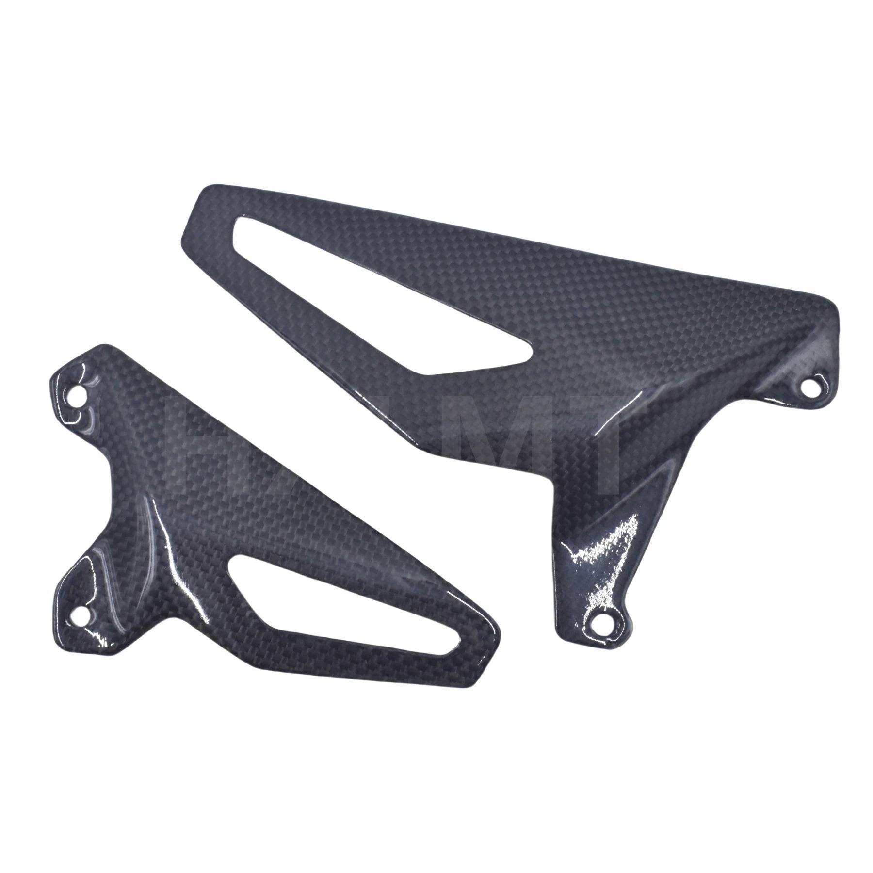 Carbon Fiber Motorcycle Heel Guard Rearset Plate Foot Peg Rear Set Protector for Ducati Streetfighter V4/S V2 Panigale V4 18-23 HXLMOTOR