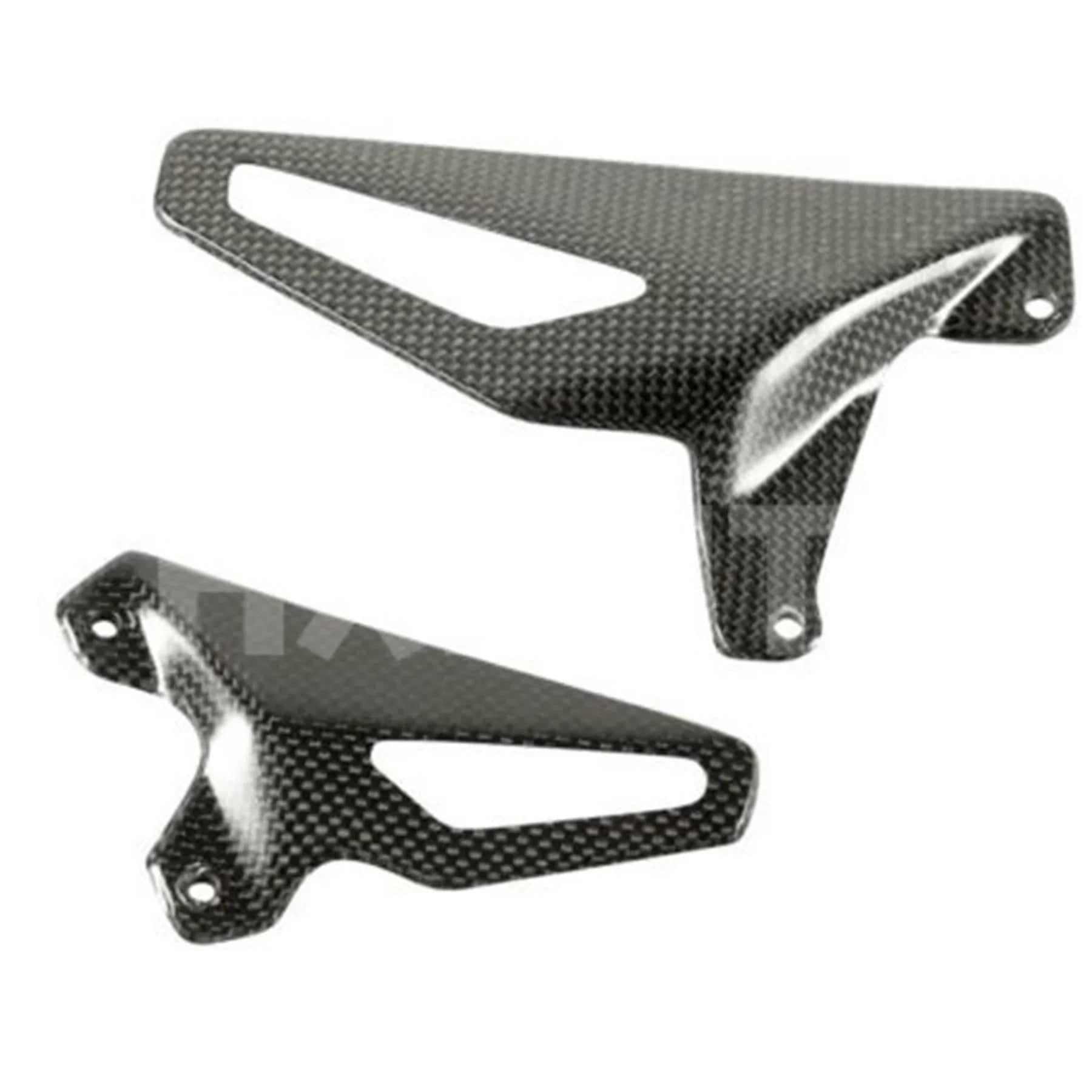 For DUCATI Streetfighter V2 V4/S 2020-2024 NEW Carbon Fiber Accessories Motorcycle Heel Guard Protector Foot Wing Rearset HXLMOTOR