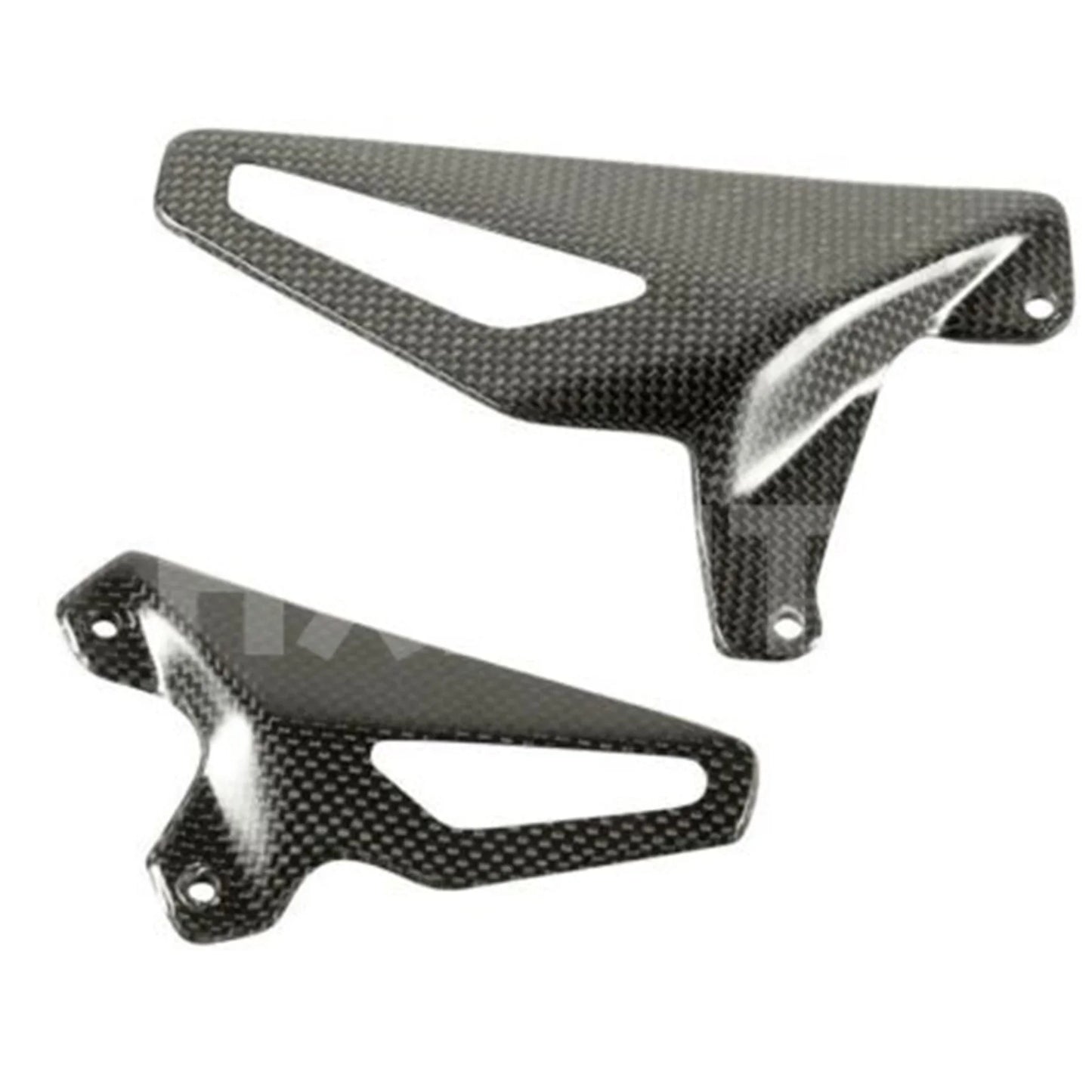 Carbon Fiber Motorcycle Heel Guard Rearset Plate Foot Peg Protector For Ducati Panigale V4S V4 2018 2019 HXLMOTOR