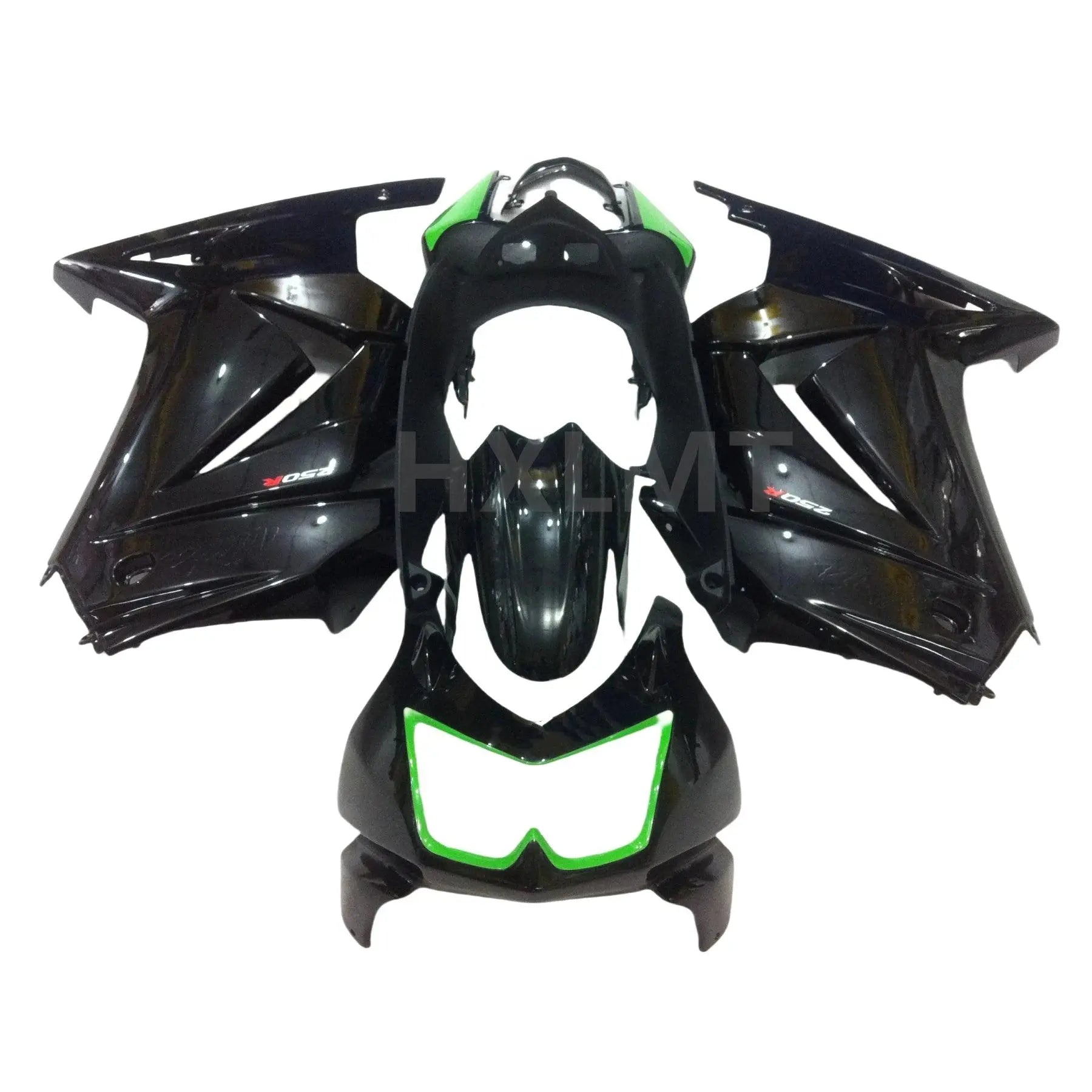 Motorcycle Carbon Fiber Painting Fairing Tank Side Cover panel Fit For Kawasaki Ninja 250R EX250 ZX250 2008 2009 2010 2011 2012 - HXLMOTOR