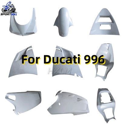 Motorcycle Fairing Set Body Kit ABS Plastic For DUCATI 996 748 916 998 Accessories Full Bodywork Cowl Cover 1996 1997 1998 1999 HXLMOTOR