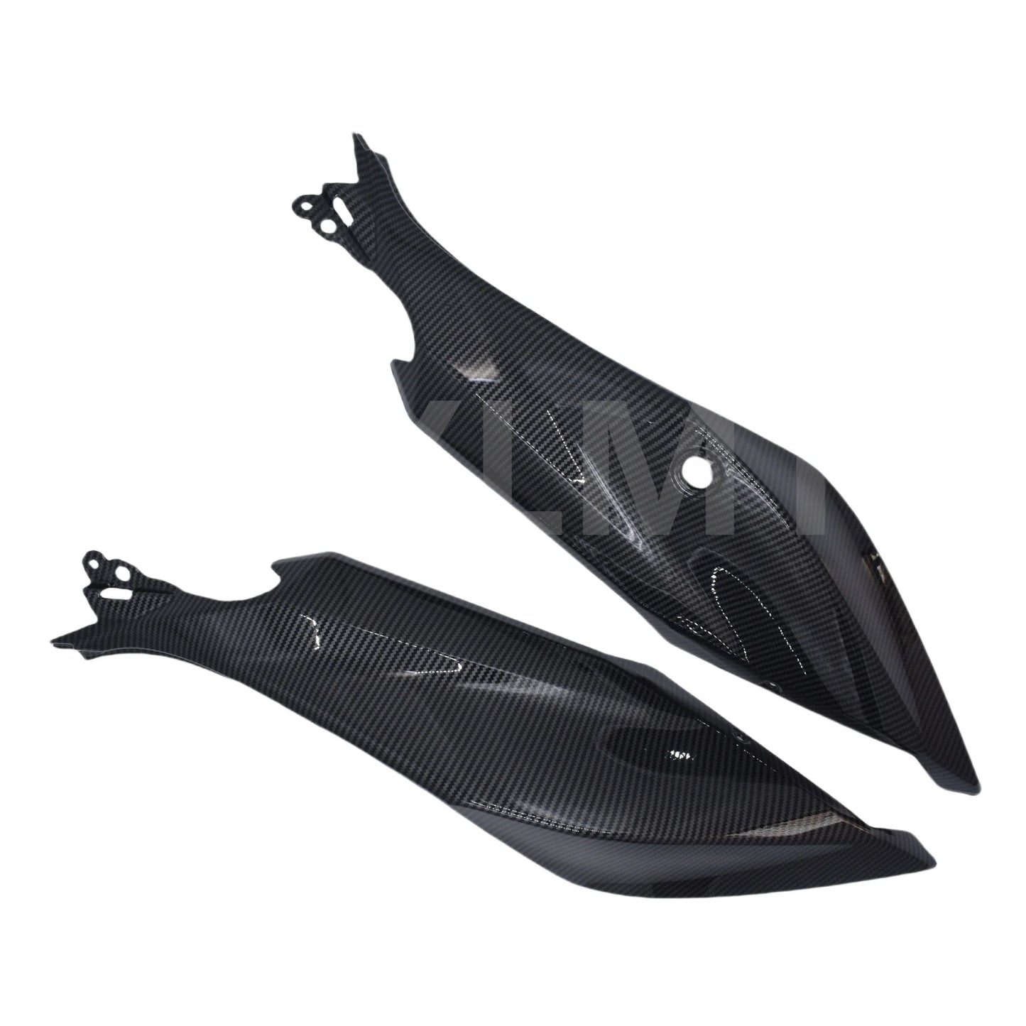 For KAWASAKI Ninja 400 2018 Carbon Fiber Rear Seat Side Panel Full Dry Carbon Fiber Motorcycle Fairing Modification Accessories HXLMOTOR