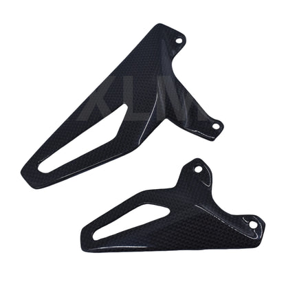 Heel Guard Protector Carbon Fiber For DUCATI Panigale V4/S/R Streetfighter V2 V4/S 2018-2023 Foot Wing Rearset moto Accessories HXLMOTOR