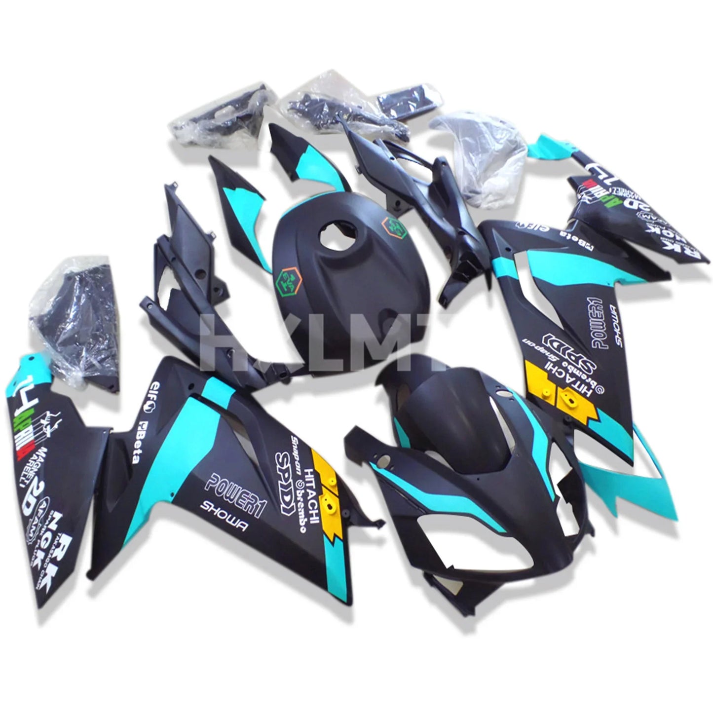 New Motorcycle Fairings Kit For Apriliya RS125 2006 2007  2008 2009 2010 2011 Bodywork Set ABS Injection Cover Fit RS 125 Parts HXLMOTOR