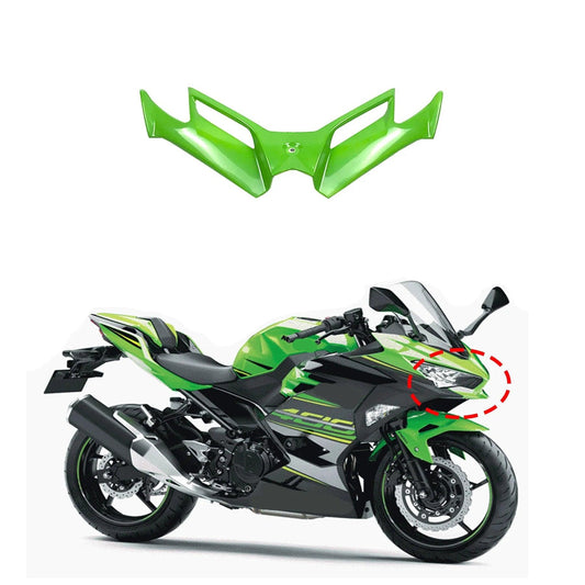 For KAWASAKI NINJA 400 250 NINJA250 2018-2023 Front Mouth Shell Cover Motorcycle Fairings Aerodynamic Winglets Protection Guards HXLMOTOR