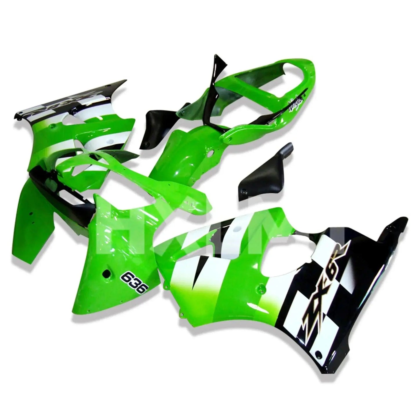 Motorcycle Fairing Kit ABS Plastic Injection Bodykits Full Bodywork Cover For Kawasaki Ninja 636 ZX6R ZX-6R ZX6R 2001 2002 - HXLMOTOR