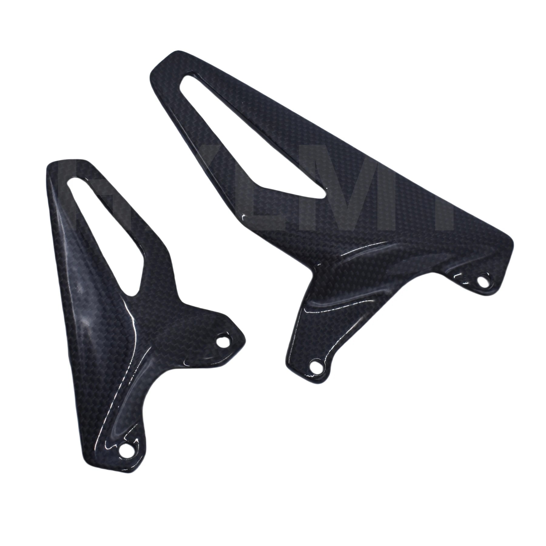 NEW For DUCATI PANIGALE V4 V4S V4R Streetfighter V4/S Carbon Fiber Accessories Motorcycle Heel Guard Protector Foot Wing Rearset HXLMOTOR