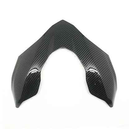 Z900 Carbon Upper Front Headlight Fairing Beak Nose Cone Extension Cowl Winglet Wing Cover Fit For Kawasaki Z 900 2017 2018 2019 HXLMOTOR