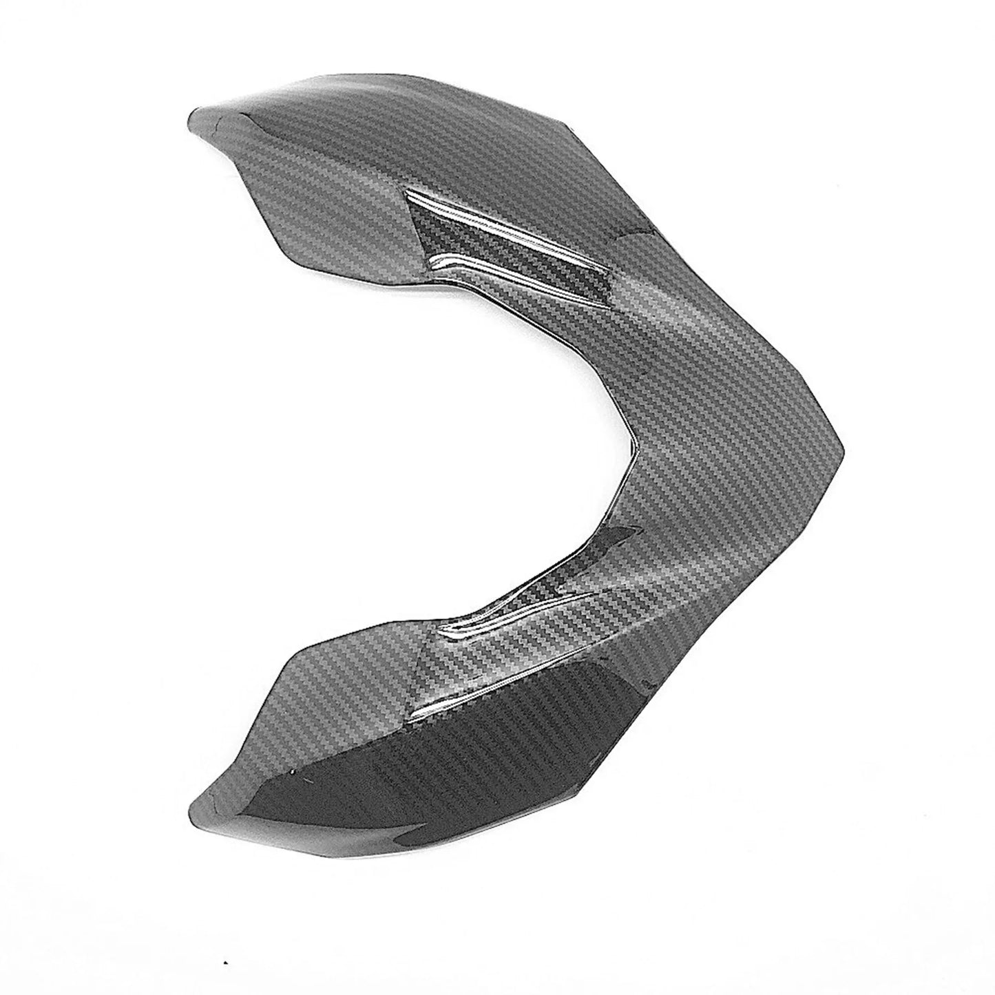 Z900 Carbon Upper Front Headlight Fairing Beak Nose Cone Extension Cowl Winglet Wing Cover Fit For Kawasaki Z 900 2017 2018 2019 HXLMOTOR