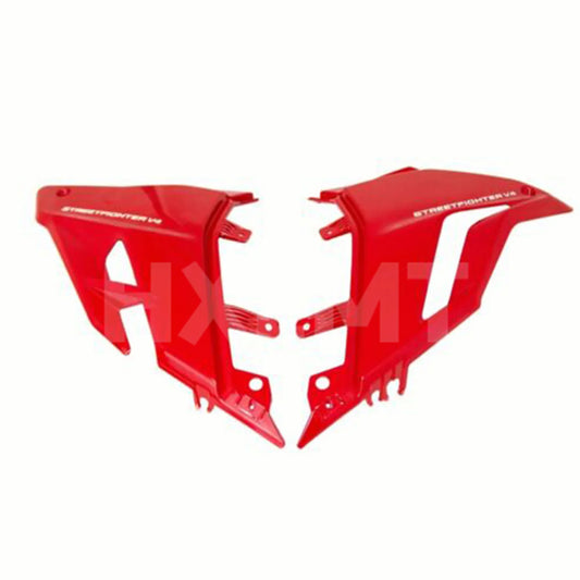 Motorcycle Accessories Gloss Red Lower Bottom Oil Belly Pan Fairing For DUCATI Streetfighter V4 V4S V4 S 2020 2021 2022 HXLMOTOR