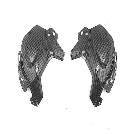 Z900 Motorcycle Accessories Headlight Panel Fairing Cowl Upper Front Side Nose Cover Carbon Fit for Kawasaki Z900 2017 2018 2019 HXLMOTOR