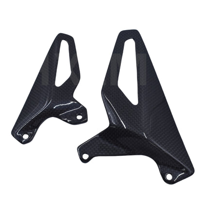 NEW For DUCATI PANIGALE V4 V4S V4R Streetfighter V4/S Carbon Fiber Accessories Motorcycle Heel Guard Protector Foot Wing Rearset HXLMOTOR