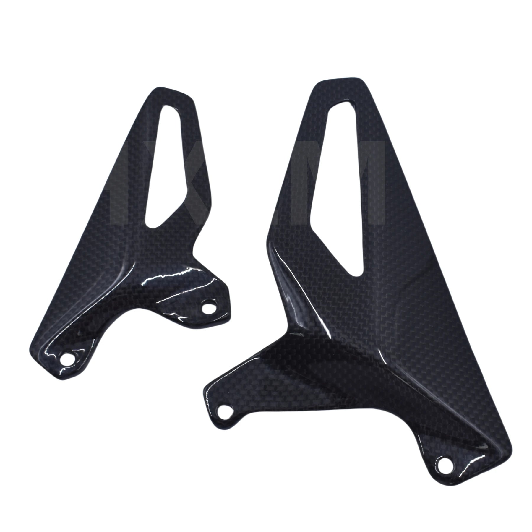 Carbon Fiber Look Accessories Motorcycle Heel Guard Protector Foot Wing Rearset For DUCATI PANIGALE V4 V4S V4R Streetfighter HXLMOTOR