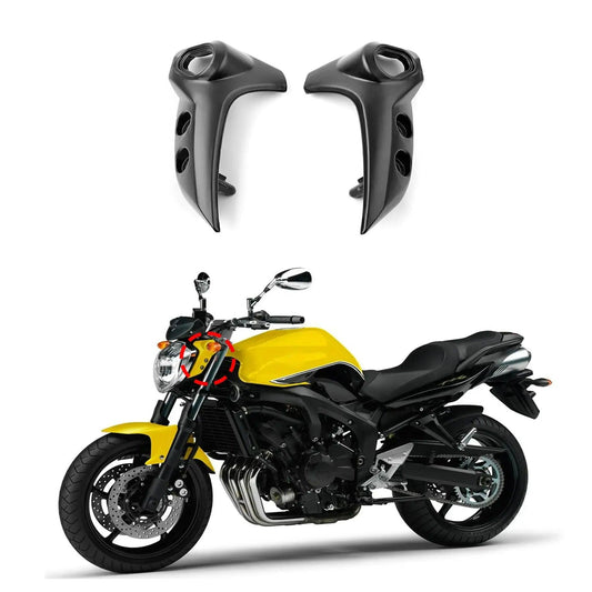 FZ 6 6N Motorcycle Accessories Carbon Fiber Front Nose Side Headlight Turn Signal Fairing Fit for YAMAHA FZ6 FZ6N 2004-2008 2009 HXLMOTOR