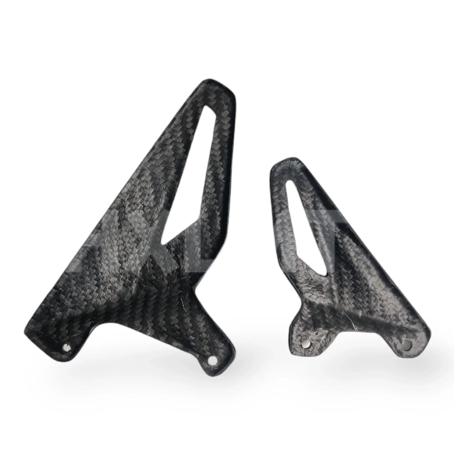 Carbon Fiber Motorcycle Heel Guard Rearset Plate Foot Peg Rear Set Protector for Ducati Streetfighter V4/S V2 Panigale V4 18-23 HXLMOTOR