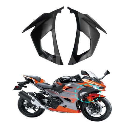 Side Cover Fit for KAWASAKI NINJA400 Ninja 400 2018 2019 2020 2021 2022 Side Mid Fairing Part Panel Frame Cowling HXLMOTOR