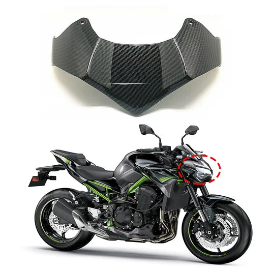 Z900 Headlight Fairing Front Lower Beak Nose Cone Cowl Cover Extension Aerodynamic Winglets For Kawasaki Z 900 2017 2018 2019 HXLMOTOR