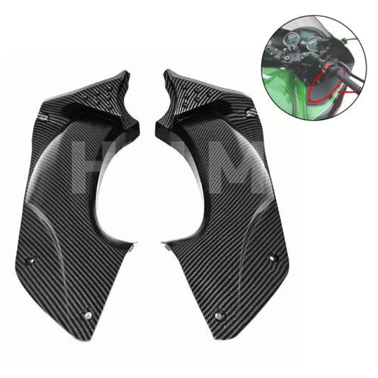 For Kawasaki Ninja ZX14R ZX-14R 2012-2020 Motorcycle Upper Front Dash Cover Fairings Duct Side Cover Panel Nose Cowl Air Intake HXLMOTOR