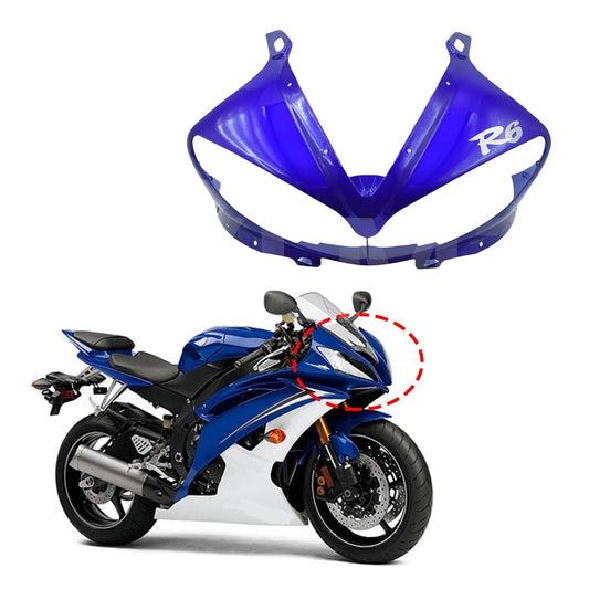 Aftermarket Unpainted Front Upper Fairing Headlight Cowl Nose Panlel Fit For YAMAHA YZF-R6 YZFR6 03 YZF R6 2003 HXLMOTOR