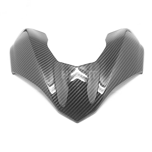 Z900 Carbon Upper Front Headlight Fairing Beak Nose Cone Extension Cowl Winglet Wing Cover Fit For Kawasaki Z 900 2017 2018 2019 HXLMOTOR