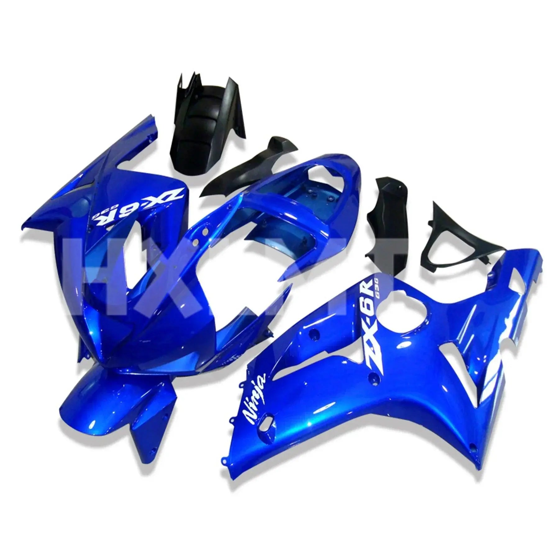 For Kawasaki ZX-6R ZX6R ZX600 636 2003 2004 Motorcycle Accessories Bodywork Set Injection ABS Plastics Full Fairings Panel Kit HXLMOTOR