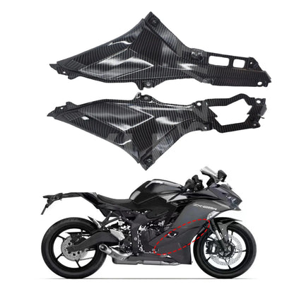 Carbon Fiber Look Motorcycle Motorbike Accessories Side Covers Fairings Accessories For Kawasaki Ninja ZX25R ZX-25R 2020 2021 HXLMOTOR