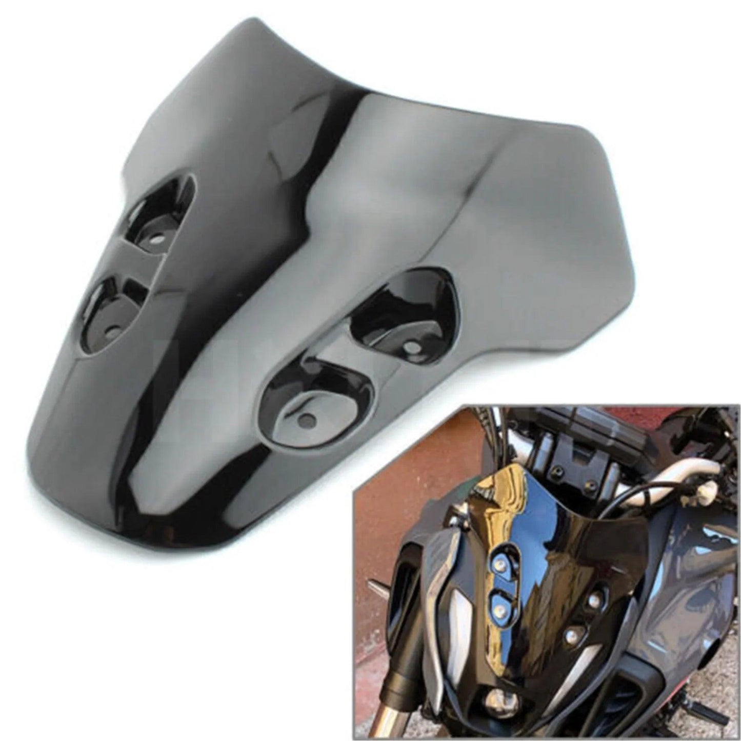 For YAMAHA MT-07 MT07 MT 07 2021 2022 2023 2024 Motorcycle Accessories Windshield Windscreen Windproof Wind Screen Deflector HXLMOTOR