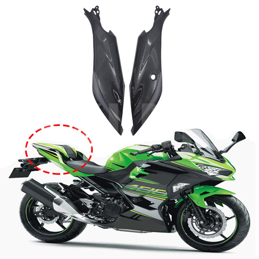 Rear Section Side Panel Fairing Passenger Rear Upper Tail Seat Cover For KAWASAKI Z400 Ninja 400 ninja400 2018 2019 2020 2021 HXLMOTOR