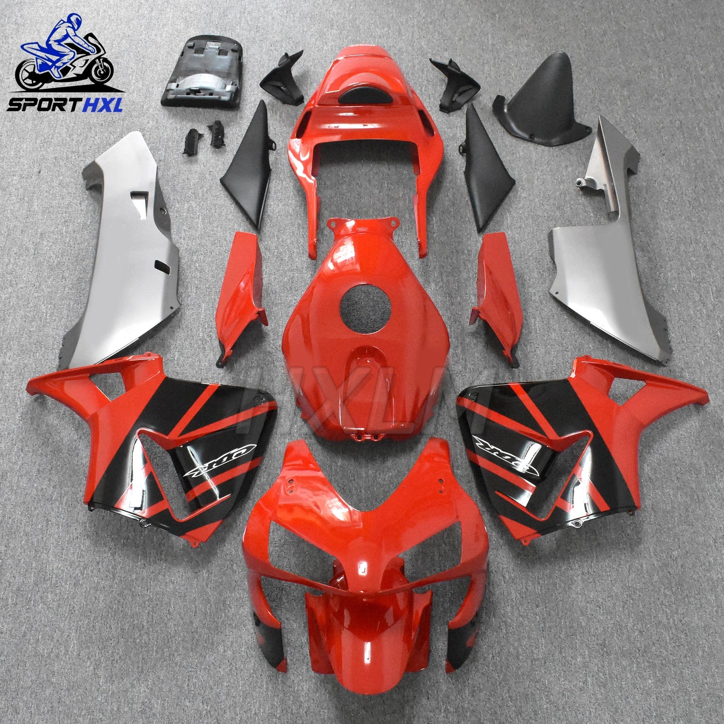 Motorcycle Fairing Kit for Honda CBR600RR CBR 600 RR 2003 2004 2003-2004 High Quality Injection Body Kit red and blue - HXLMOTOR