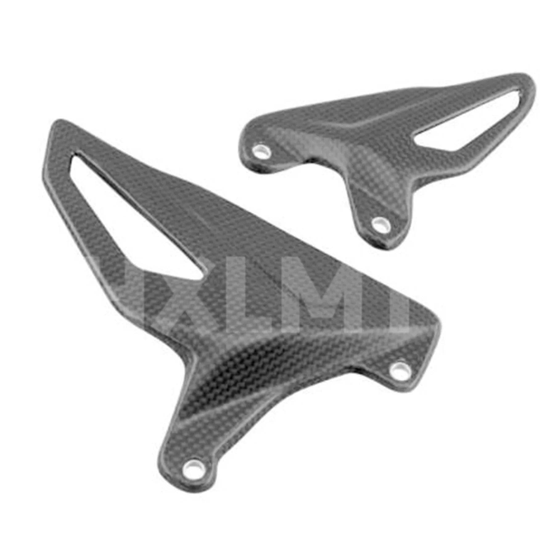 Motorcycle Accessories Heel Plate Carbon Fiber Foot Guard Dry Carbon For Ducati Streetfighter v4 Fairing DUCATI Panigale V4S V4R HXLMOTOR