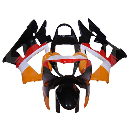 Motorcycle Fairings Kit for HONDA CBR900RR 00 01 CBR900 929 CBR 900RR 2000 2001 Injection Red Orange Blacck Bodywork Set HXLMOTOR