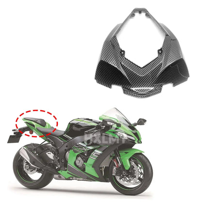 Carbon Fiber Rear Pillion Passager Upper Tail Seat Fairing Cowl For Kawasaki ZX10R ZX 10R 2016 2017 2018 2019 2020 HXLMOTOR