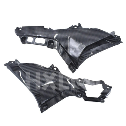 ZX250 2023 Motorcycle Side Cover Lower Shield Panel Guard ZX25R ZX-25R zx25r Carbon Fiber Side Panel Protector Accessories HXLMOTOR