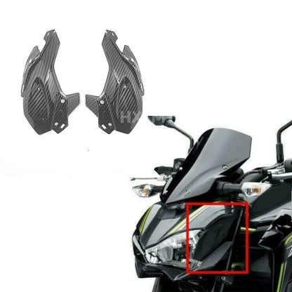 Z900 Front Side Nose Cover For Kawasaki Z 900 2017 2018 2019 Motorcycle Headlight Headlamp Panel Fairing Cowl Accessories HXLMOTOR