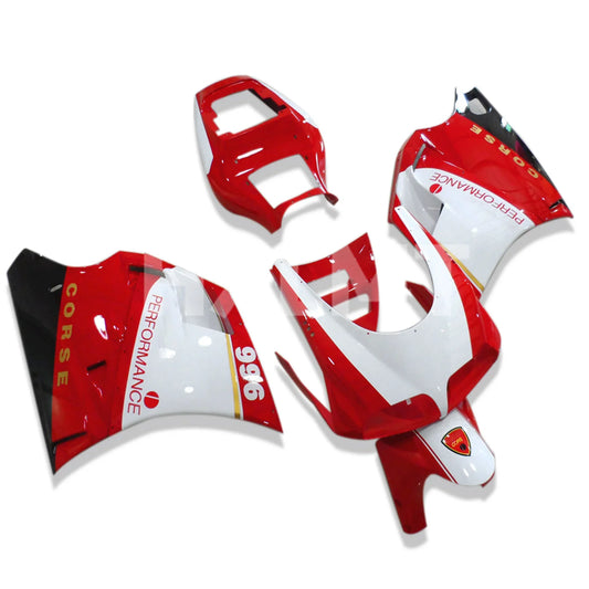 Red White Black Beautiful Fairings Kits Set For DUCATI 748 916 996 1994 - 2003 2004 High Quality Brand New Fairing 03 04 OP02 HXLMOTOR