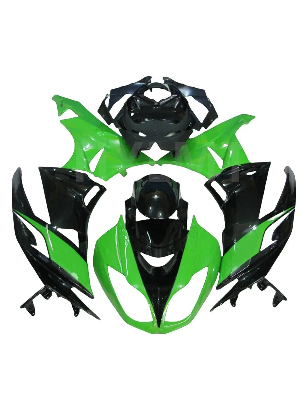 Abs Fairing Ninja Zx - 6r 2009 - 2012 Green Black Abs Fairing Zx6r 09 10 Motorcycle Fairing Ninja Zx - 6r 09 10 - HXLMOTOR