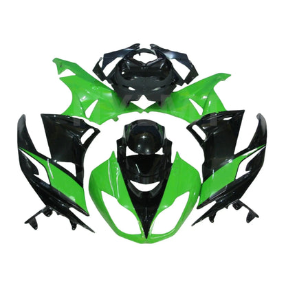 Abs Fairing Ninja Zx - 6r 2009 - 2012 Green Black Abs Fairing Zx6r 09 10 Motorcycle Fairing Ninja Zx - 6r 09 10 - HXLMOTOR