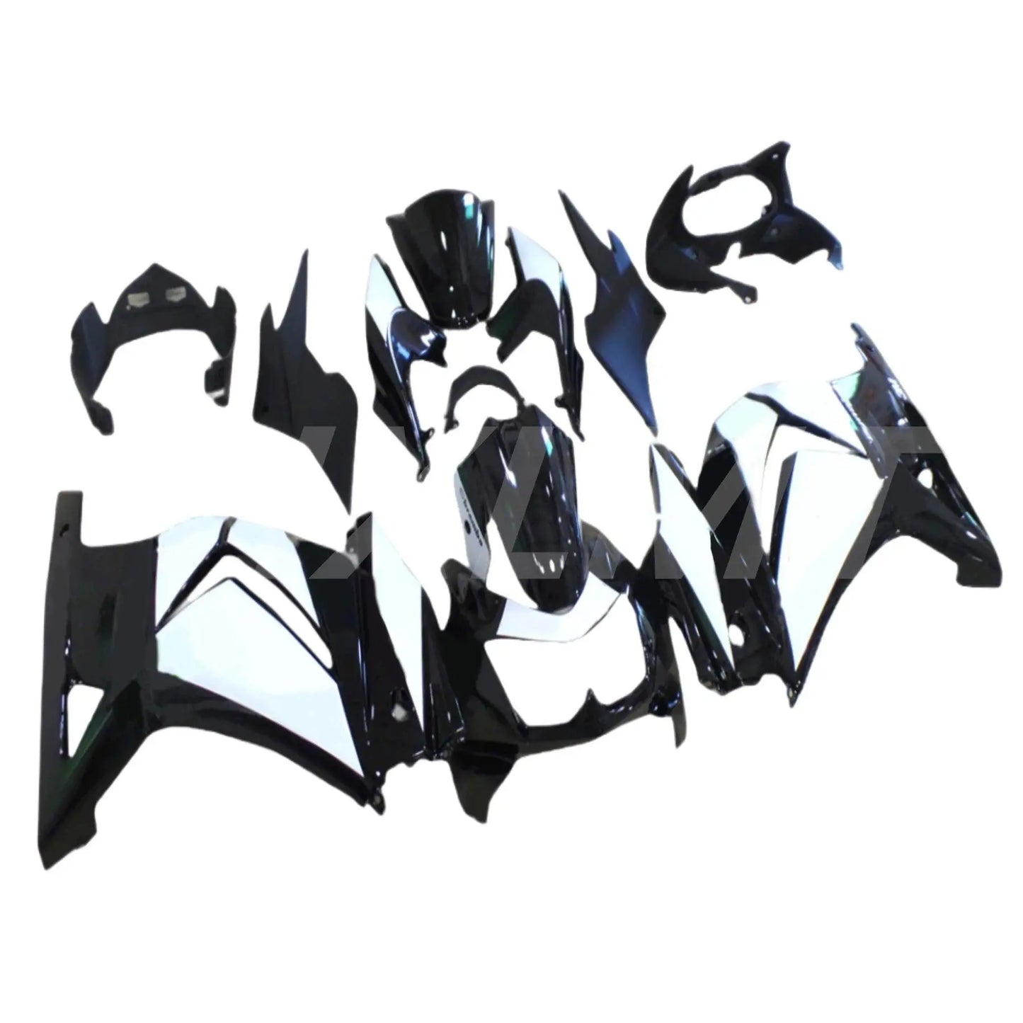 ABS Fairings Kit For KAWASAKI Ninja EX250 08 - 12 EX - 250 EX250 2008 2009 2010 2011 2012 Injection Black Red White Pattern Fitment - HXLMOTOR