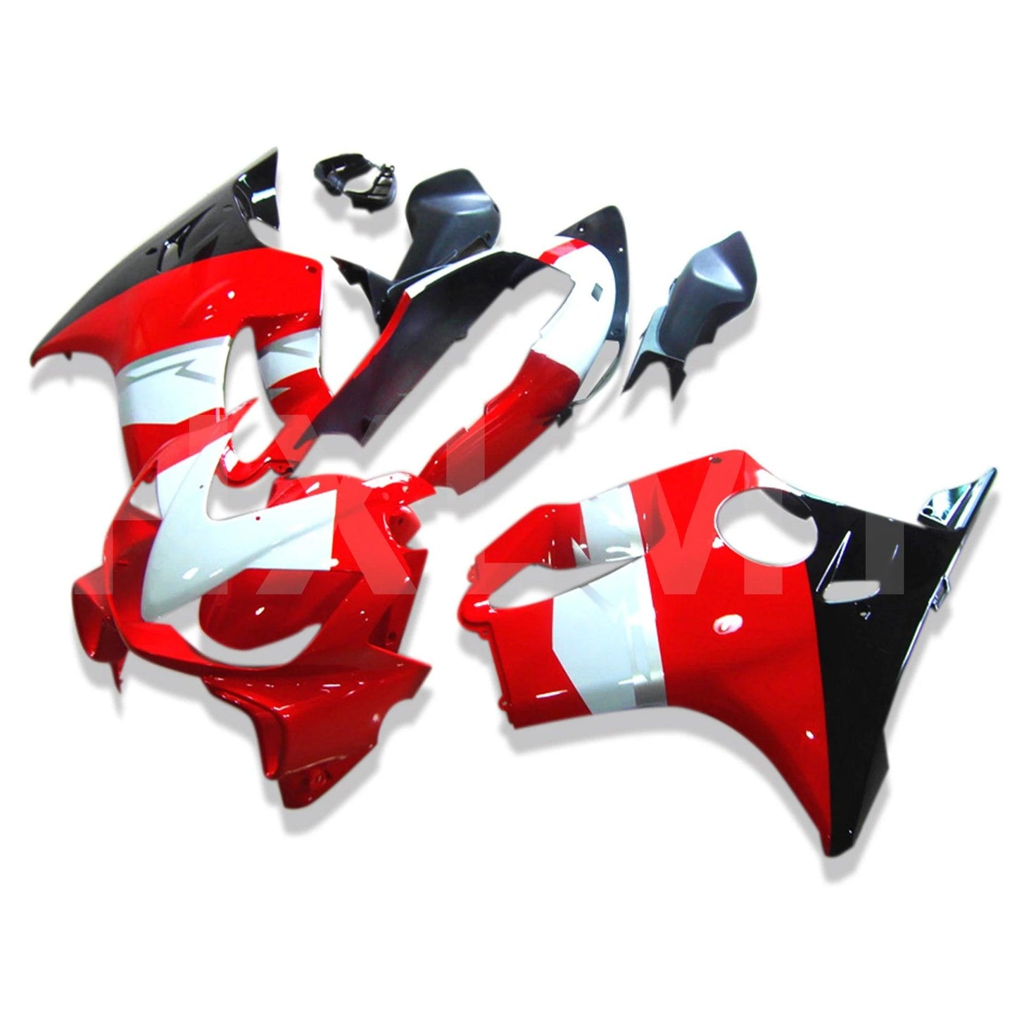 ABS Plastic Fairing For HONDA CBR 600 F4I 01 02 03 White Red Fairings Kit CBR600 F4I 2001 2002 2003 - HXLMOTOR